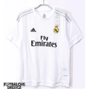 Real Madrid 2015-2016 Retro Domácí Dres Krátký Rukáv Real Madrid 2015-2016 Retro Domácí Dres Krátký Rukáv
